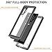 Samsung Galaxy s22 Plus Waterproof Case, Shockproof Full Body 360 Protective Phone Case for Samsung S22 Plus Black/Clear