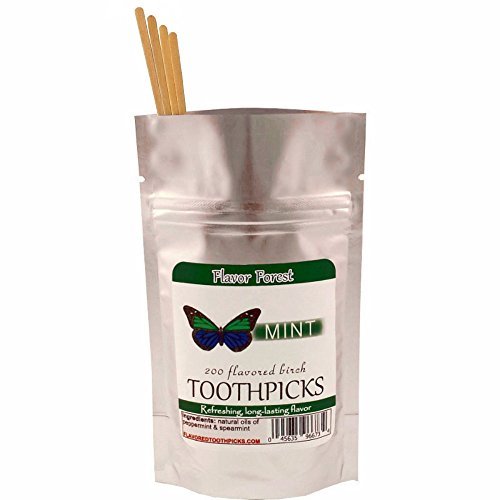 Mint Flavored Toothpicks 200ct by Flavor Forest