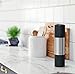 2-In-1 Salt and Pepper Grinder - Adjustable Coarseness Ceramic Mechanism - Stainless Steel Salt and Pepper Shakers - Dual Adjustable 2-In-1 Salt and Pepper Mill