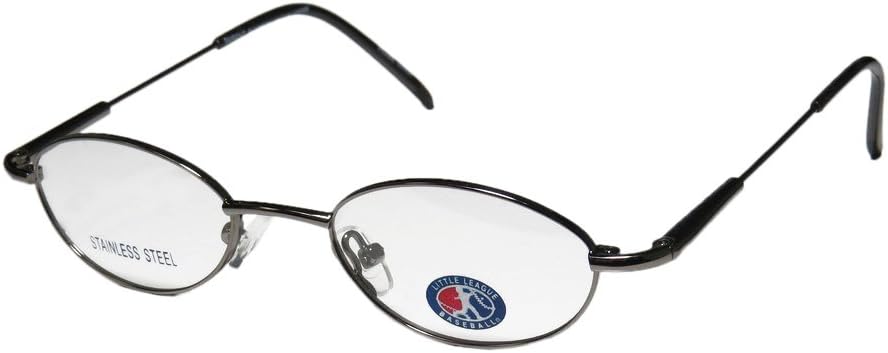 Little League Baseball Dugout Unisex/Boys/Girls/Kids Safe Flexible Hinges Stainless Steel Eyeglasses/Eyeglass Frame