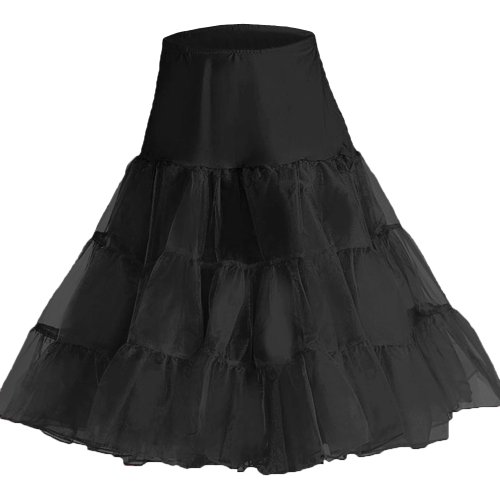 DJT 50s Vintage Rockabilly Net Petticoat Skirt Tutu ,26