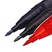 Barunson 2.0 mm Lead Holder Pen Mechanical Pencil for Draft Drawing,Carpenter,Crafting, Art Sketching Sharpener (Pack of 3 Pens) + (2.0 mm 1 Tube-Red 4+Blue 4 + Black 4=12 Leads)