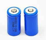 2 X 2000mah 3.7v Cr123a 123a 16340 Rechargeable Battery