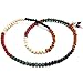INBLUE Women,Men's 8mm Wood Bracelet Necklace Tibetan Multicolor Sandalwood Prayer Buddha Mala Elastic