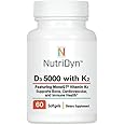 D3 5000 with K2 60 Softgels Nutri-Dyn