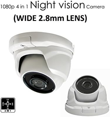 American Electro Devices AED 1080P TVI/AHD/CVI/Analog 1/3" 2MP CMOS SENSOR, DIGITAL WDR. 2.8MM FIXED LENS, OSD CONTROL OVER COAX (UTC) IR DOME CAMERA