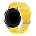 Fashion Silicone Band Sport Replacement Strap For Samsung Galaxy Watch 46mm (Yellow)