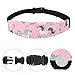 Accmor Baby Carseat Head Strap Toddler 2 Pack Unicorn Carseat Head Support for Stroller Neck Relief for Child Kids Infant(Pink Unicorn, Grey Unicorn)