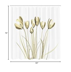 Ambesonne Flower Shower Curtain, X-ray Image of