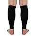 ilooper 1 Pair Calf Compression Sleeve Leg Support Socks helps Shin Splints & Calf Pain Relief for Basketball, Baseball, Running, Walking, Cycling, Training, Exercise and Travel L