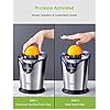 AICOK-Electric-Citrus-Juicers-100-W-Electric-Orange-Juicer-Stainless-Steel-Orange-Squeezer-Electric-Citrus-Juicers-with-Ultra-Quiet-Motor-Two-Size-Cones-and-Dripless-Spout-BPA-Free AICOK Electric Citrus Juicers 100 W Electric Orange Juicer Stainless Steel Orange Squeezer, Electric Citrus Juicers with Ultra Quiet Motor, Two Size Cones and Dripless Spout, BPA-Free