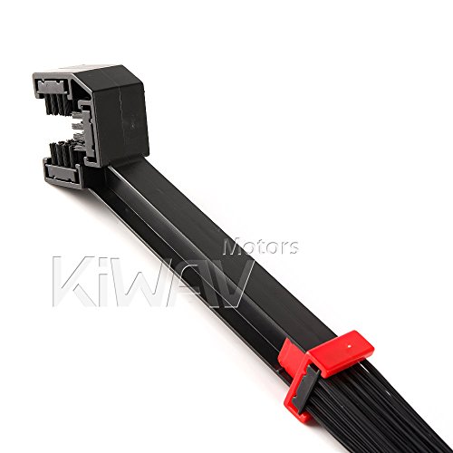 KiWAV motorcycle chain scrubber cleaning 3 way brush black for motorcycle bicycle