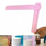 Glorrt Adjustable Fondant Cake Scraper Icing Piping Cream Spatula Edges Smoother