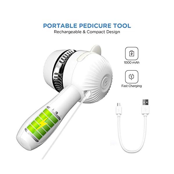 Cahot-Electric-Hard-Skin-Remover-with-Vacuum-Absorption-Rechargeable-Electric-Callus-Remover-Foot-File-Pedicure-Tools-Professional-Pedi-Feet-Care-for-Cracked-Heels Cahot Electric Hard Skin Remover with Vacuum Absorption, Rechargeable Electric Callus Remover Foot File Pedicure Tools…