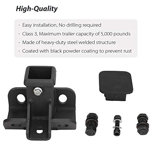 KONDUONE Tow Hitch Towing Trailer Hitch Receiver Kit for 2005 2007 2008 2009 Land Rover LR3, Land Rover LR4 2010-2016, Range Rover Sport 2006-2013