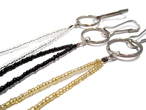 ATLanyards Set of 3 Lanyards - Black, Gold, Silver - Thumbnail 3