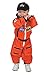 Aeromax Jr. Astronaut Suit with Embroidered Cap and NASA patches, ORANGE, Size 18 Months