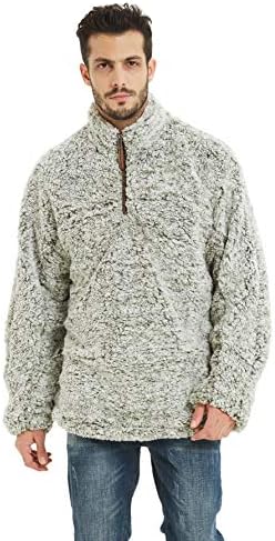 fleece sherpa pullover