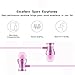 Mayama Compatible with Apple Samsung Wired Headphones in Ear Magnetic Metal Sport Earbuds Sweatproof Headsets with Mic Noise Canceling HiFi Stereo Heavy Bass Earphones for Workout Run Gym (Rose Gold)