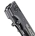 CRKT Ruger All-Cylinders EDC Folding Pocket Knife: Heavy Duty Everyday Carry, Black Plain Edge Blade, Thumb Stud, Liner Lock, G10 Handle, Reversible Pocket Clip R2001K