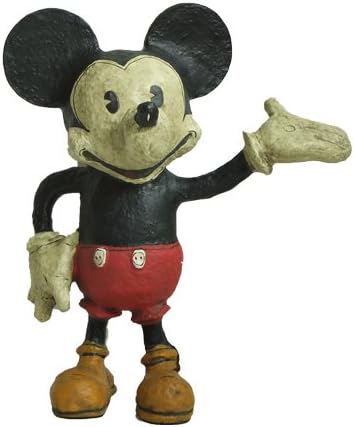 Amazon Disney ディズニー ビンテージ 1928 1948 ミッキーマウスのアンティーク風置物 置物 オブジェ