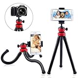 SrSun&Room Phone Tripod Camera Tripod Complete Tripod Travel Portable Folding Tripod with Phone Holder for Camera Smartphone DV