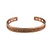 Accents Kingdom Magnetic Copper Therapy Healing Golf Cuff Bangle Bracelet, Icthus