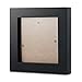 9PCs 4x4 Square Picture Frames Black Wood Instagram Photo Image fit Window 3.6 x 3.6 Wall Decoration