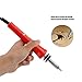 Wood Burning Pen Kit Sunsbell Electric Wood Burning Pyrography Kit - 37pcs Soldering Chiseled Tips Hot Blade Tweezer