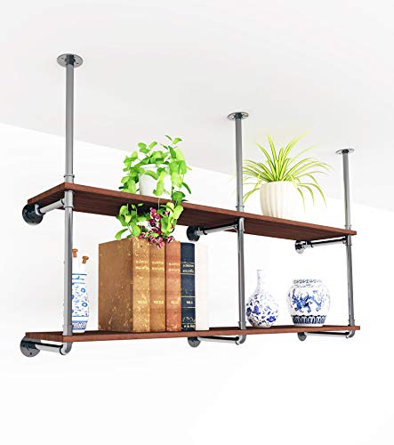 Diyhd 35 Ceiling Mount Industrial Tv Wall Vintage 2 Layer Pipe