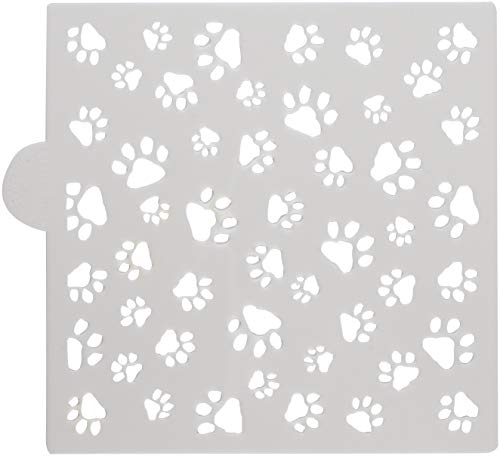 Mini Dog Paws Allover Cookie and Craft Stencil CM007 by Designer Stencils