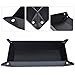 365park Valet Tray, Watch Coin Change Jewelry Key PU Leather EDC Valet Tray Box (Z001-Black)