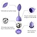 iHomeGarden 11 Leaf Silicone Handle Infuser Stainless Steel Strainer Pot, Mug Steeper Diffuser for Loose Tea, Fenne, 3 PCS, Green,Blue,Purple