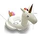 Kemuse Inflatable Unicorn Baby Pool Float Swimming Ring For Age 6-48 Months With Bath Toys & Storage Bag