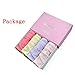 Uniwit 4 Pack Cotton Soft Maternity Pregnant Mother Panties Lingerie Briefs Low-Waist Underwear Underpants, (red/Rose Red/Gray/Champagne Gold),Label L / US S