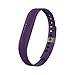 LEEFOX Band for Fitbit Flex 2, Adjustable Fit Bit Flex 2 Accessory Silicon Replacement Wristband w/Fastener Clasp Fitness Strap for Original Flex 2, Purple, Small(Psalm 23-3)