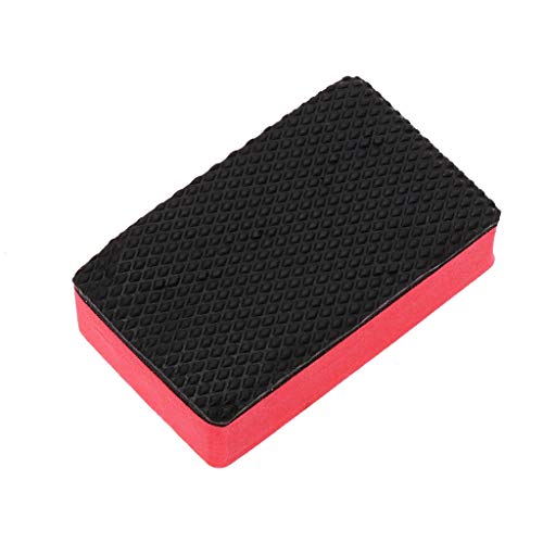 COM1950s Car Cleaning Towel Glove Wash Magic Care Cleaning Towel Microfiber Sponge Pad Brush Glass Cleaner Cloth Care Tool Glove (Red, A-1PC)