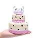 AOLIGE Squishies Slow Rising Jumbo Kawaii Cute Bear Head Cake Panda Creamy Scent for Kids Party Toys Stress Reliever Toy