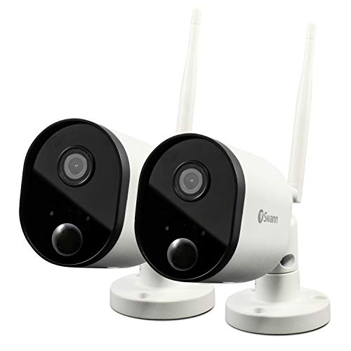 Swann Outdoor Wi-Fi 1080p Security Camera 2 Pack (Best Swann Cctv Camera)