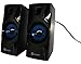 Getttech Stereo Speakers 2.0 for pc Compact and Portable in-line Audio controler Black/Blue (sk1000)thumb 3