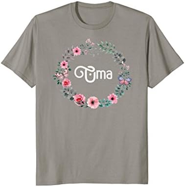 Mother's Day Gift For Dutch Grandma Men Women Floral Oma Tee T-Shirt