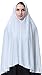 Women's Elegant Modest Muslim Islamic Ramadan Soft Lightweight Jersey Hijab Long Scarf, White, M