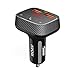 Roav by Anker, SmartCharge F0 FM Transmitter/Bluetooth Receiver/Car Charger with Bluetooth 4.2, USB Ports, Poweriq, and Aux Output (No Dedicated App)