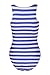 Inorin Womens Swimsuits One Piece High Waisted Sexy Striped Monokini Cut Out Cheeky Bikini Swimsuit Bathing Suits Blue Stripe Large
