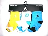 Nike Air Jordan Newborn Baby Socks, 6 PAIRS, Size 12-24 Months