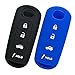 Qty(2) Smart Key Fobs Remote Covers Case Holder Jacket Skin for 2017 2018 Mazda CX-5 CX5 6 3 Miata MX5 Smart 4 Buttons Keyless Entry