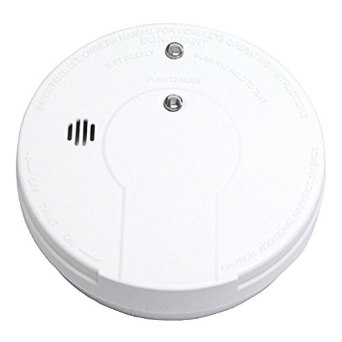 Kidde i9060 Premium Battery-Operated Ionization Sensor Smoke Alarm with Hush Feature, 1-Pack by Kidde