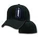 DECKY Fitted Cap, Black, 7 3/8