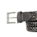 1RedPlace Mens Braided Faux Leather Big and Tall Casual Belt (50/52, Black)