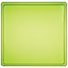Creative Converting Square Plastic Serving Tray, 11.5-Inch, Translucent Green